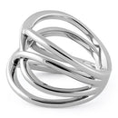 Sterling Silver Interwoven Ring