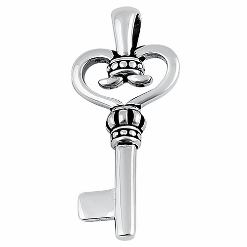 Sterling Silver Key to the Castle Pendant