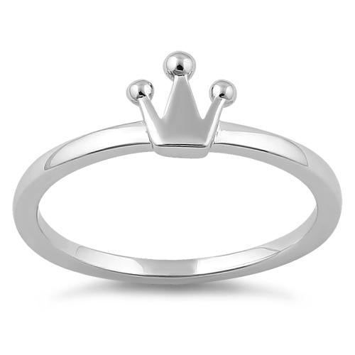 Sterling Silver King's Crown Ring