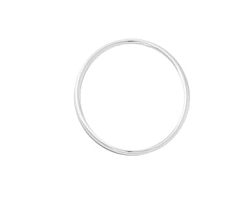 Sterling Silver Large Jump Ring Closed 19mm - PACK OF 6
