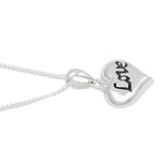 Sterling Silver "Love" Charm Necklace