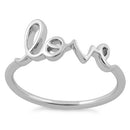 Sterling Silver Love Ring
