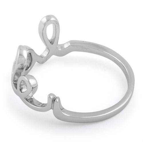 Sterling Silver Love Ring