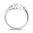 Sterling Silver Magnolia Leaf Branch Ring