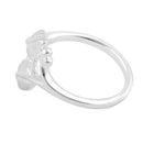 Sterling Silver Magnolia Leaf Branch Ring