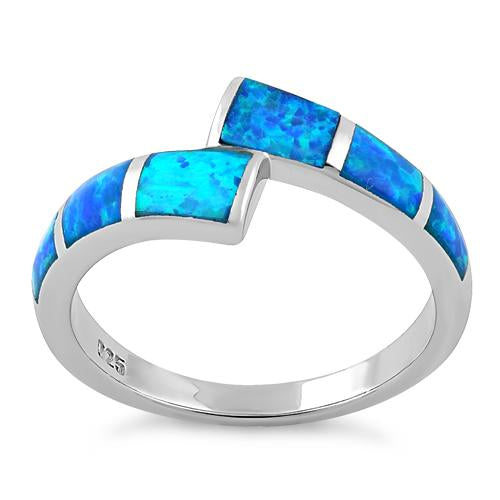 Sterling Silver Meet Me Halfway Lab Opal Ring