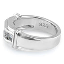 Sterling Silver Men's CZ Rings