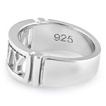 Sterling Silver Men's NAVY Ring