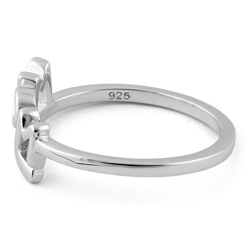 Sterling Silver Mom Ring