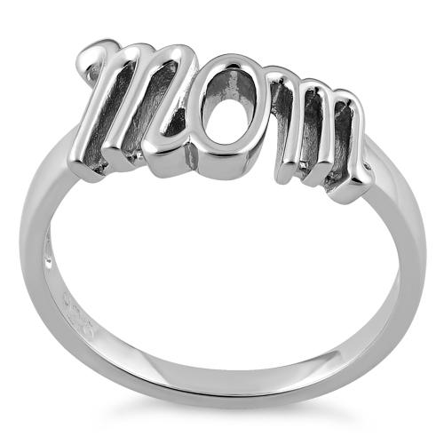 Sterling Silver Mom Ring