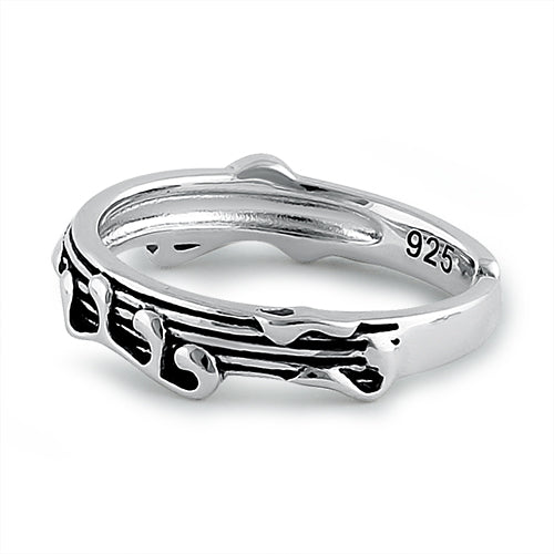 Sterling Silver Musical Note Toe Ring