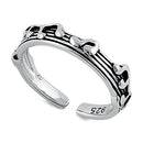 Sterling Silver Musical Note Toe Ring