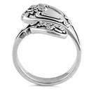 Sterling Silver Flower Spoon Ring