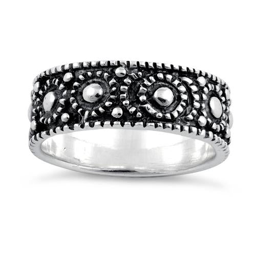 Sterling Silver Peebles Oxidized Ring