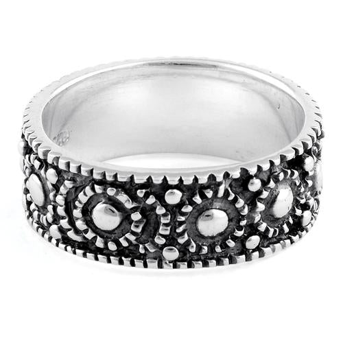 Sterling Silver Peebles Oxidized Ring