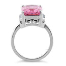 Sterling Silver Pink CZ Ring