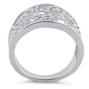 Sterling Silver Flower Vine Ring