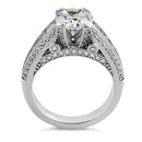 Sterling Silver 2.0 ct. CZ Engagement Ring