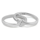 Sterling Silver Puzzle Band Ring