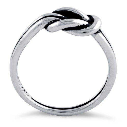 Sterling Silver Reef Knot Ring