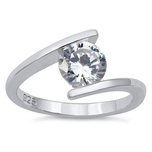 Sterling Silver 1.30 ct. CZ Ring