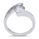 Sterling Silver 1.30 ct. CZ Ring