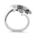 Sterling Silver Shark Ring