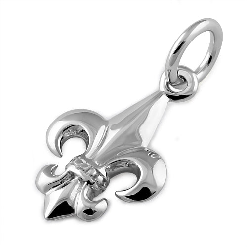 Sterling Silver Small Fleur de Lis Pendant