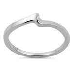 Sterling Silver Small Wave Ring