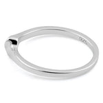 Sterling Silver Small Wave Ring