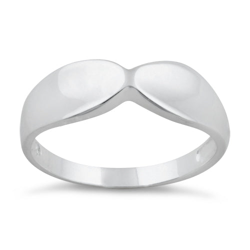Sterling Silver Solid Infinity Ring