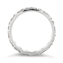 Sterling Silver Stackable Eternity Marcasite Ring