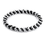 Sterling Silver Stackable Revolving Cube Eternity Ring