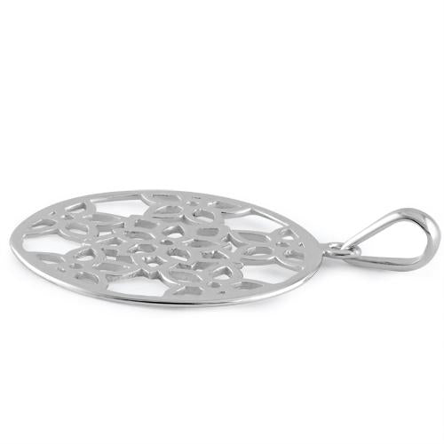 Sterling Silver Star Flower Pendant