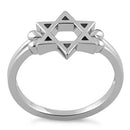 Sterling Silver Star of David Ring