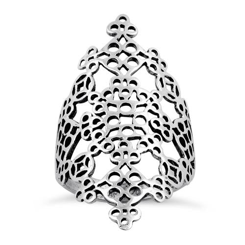 Sterling Silver Tapestry Ring