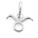 Sterling Silver Taurus Symbol Pendant