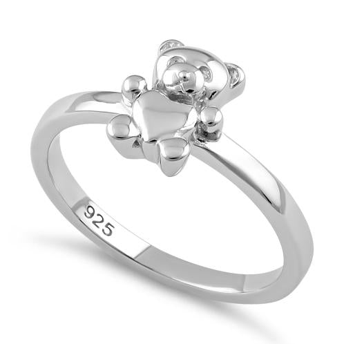 Sterling Silver Teddy Bear Ring for Sale | Dreamland Jewelry