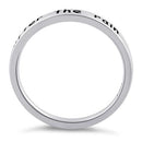 Sterling Silver "The sun always shines after the rain" Ring