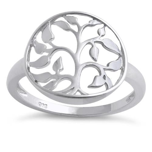 Sterling Silver Tree of Life Ring