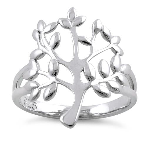 Sterling Silver Tree Of Life Ring