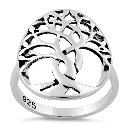 Sterling Silver Tree of Life Ring