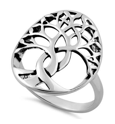 Sterling Silver Tree of Life Ring