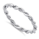 Sterling Silver Twist Ring