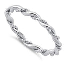 Sterling Silver Twist Ring