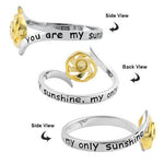 Sterling Silver "You Are My Sunshine, My Only Sunshine" Ring