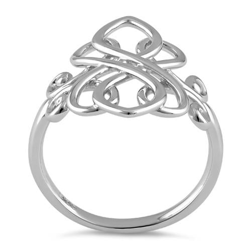 Sterling Silver Unique Celtic Ring