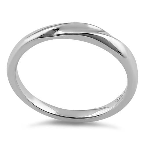 Sterling Silver Unique Eternity Band Ring