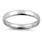 Sterling Silver Wedding Band 3mm