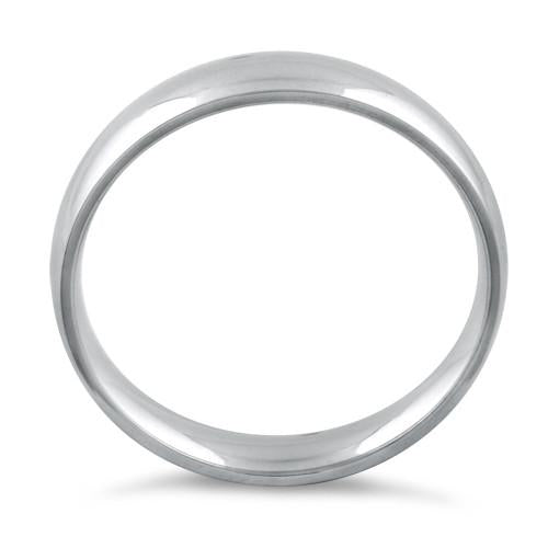 Sterling Silver Wedding Band 4mm